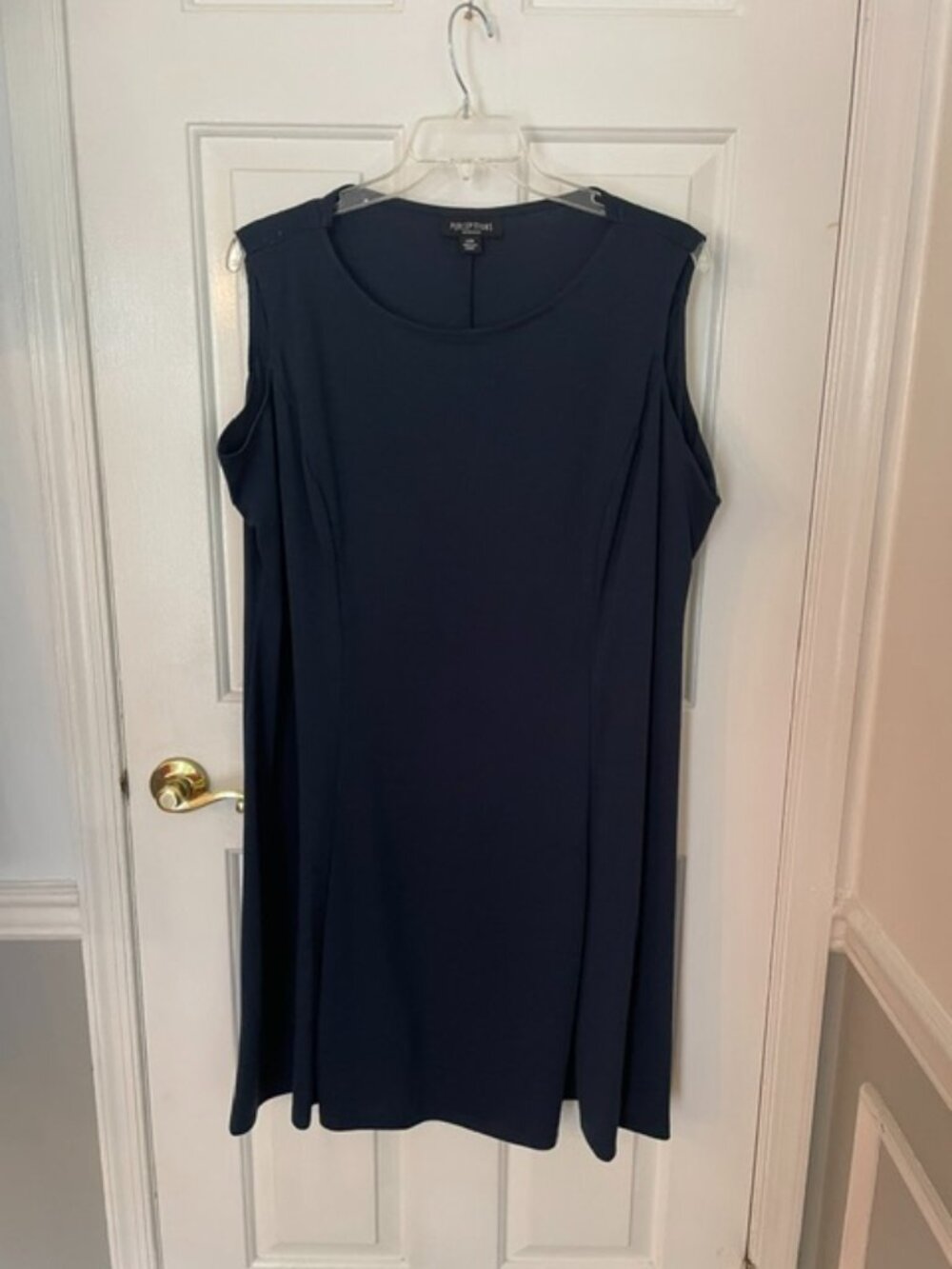 Women's Navy Blue sleeveless dress.  Size 22W.